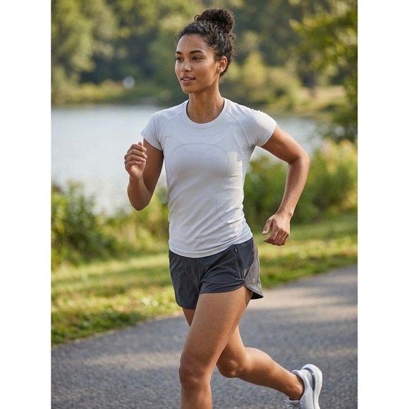 Lululemon Tops - Lululemon Swiftly Tech Short Sleeve 2.0 White Running Training Shirt Size 6